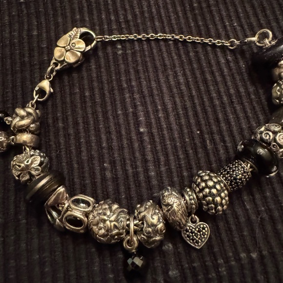 Troll Black and Silver Bracelet - Picture 2 of 14